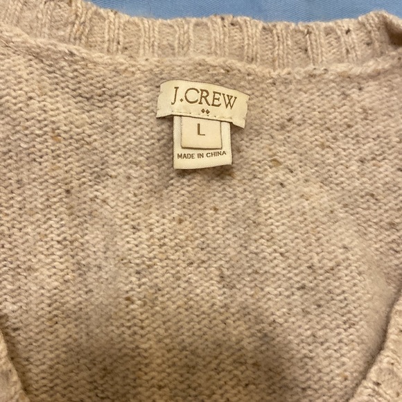 J. Crew Sweater Embellishments V-Neck - Picture 2 of 10